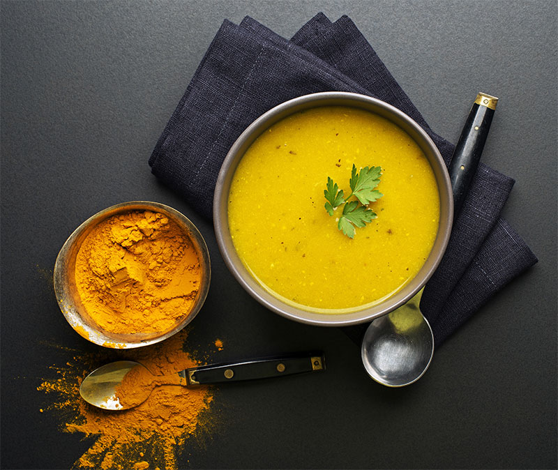 curcuma dans les aliments